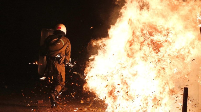 Επεισόδια στο κέντρο της Αθήνας