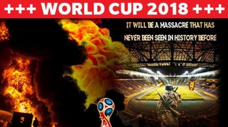 Το ISIS απειλεί Μουντιάλ &  Πούτιν για «μια σφαγή που δεν έχει ξαναγίνει»