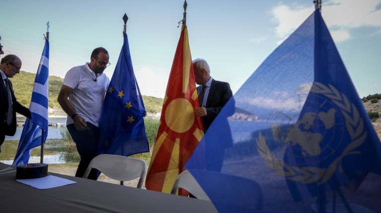 Live από τις Πρέσπες: Προς το γεύμα στο Οτέσοβο