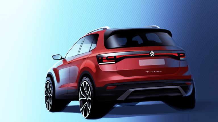 Το λιλιπούτειο SUV Volkswagen T-Cross αποκαλύπτεται