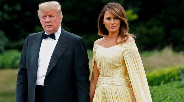 Η Μελάνια για δείπνο στο ανάκτορο Μπλενχάιμ