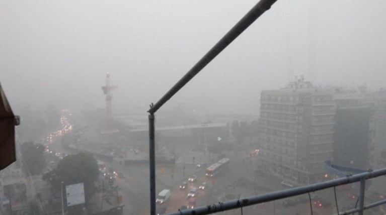 Θεσσαλονίκη: Προβλήματα λόγω καταρρακτώδους βροχής και χαλαζόπτωσης