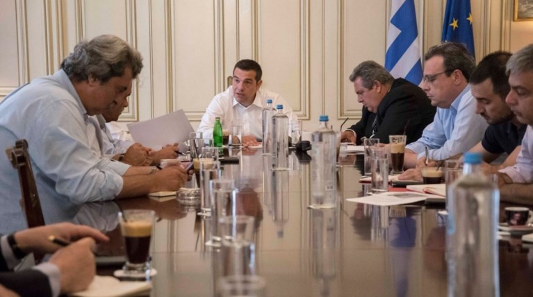 Ολοκληρώθηκε η σύσκεψη υπό τον πρωθυπουργό στο Μέγαρο Μαξίμου