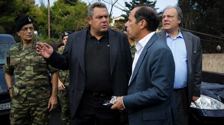 Π. Καμμένος: «Έγκλημα» η οικοδόμηση από τους κατοίκους μέσα σε δάσος