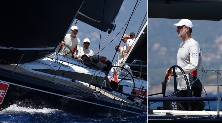 Ο Ολυμπιονίκης βασιλιάς Φελίπε σε αγώνες ιστιοπλοΐας στη Μαγιόρκα