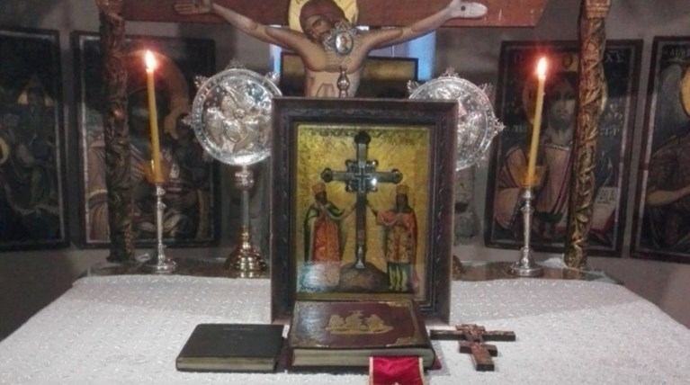 Ο Επιτάφιος της Παναγίας στη Γουμένισσα