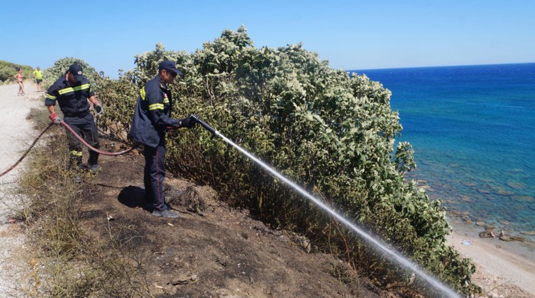 Σάμος: Σε ύφεση η δασική πυρκαγιά στην περιοχή Κέδρος