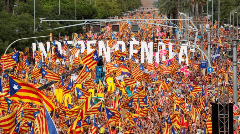 Ενα εκατομμύριο Καταλανοί ζητούν ξανά την ανεξαρτησία τους