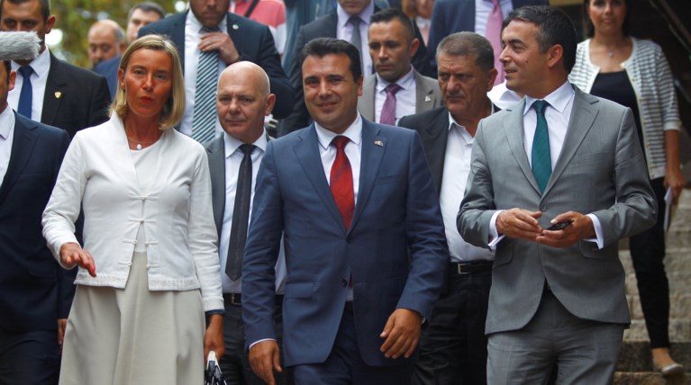 Η Φεντερίκα Μογκερίνι εξέφρασε την στήριξή της στη Συμφωνία των Πρεσπών