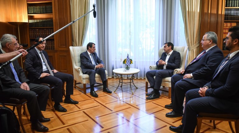 Κυπριακό, ενέργεια & σχέσεις Τουρκίας-ΕΕ στο τραπέζι Τσίπρας-Αναστασιάδης