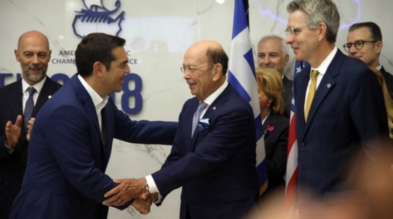 Γεύμα εργασίας Τσίπρα-Ρος με τη συμμετοχή κορυφαίων αμερικανικών εταιρειών