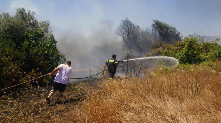 Υπό μερικό έλεγχο οι φωτιές σε δυτική Αχαΐα και Καλλιθέα Πάτρας