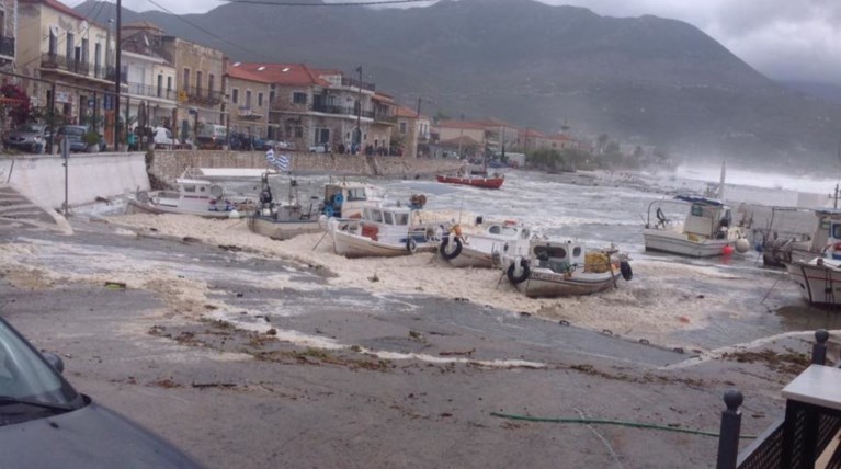 Έντονα φαινόμενα σε Μεσσηνία και Λακωνία [βίντεο - φωτό]