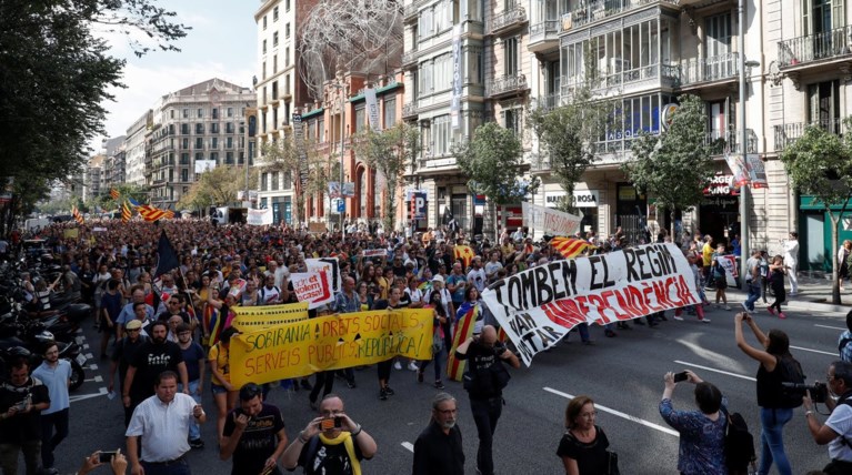 Πρώτη επέτειος του δημοψηφίσματος ανεξαρτησίας της Καταλονίας