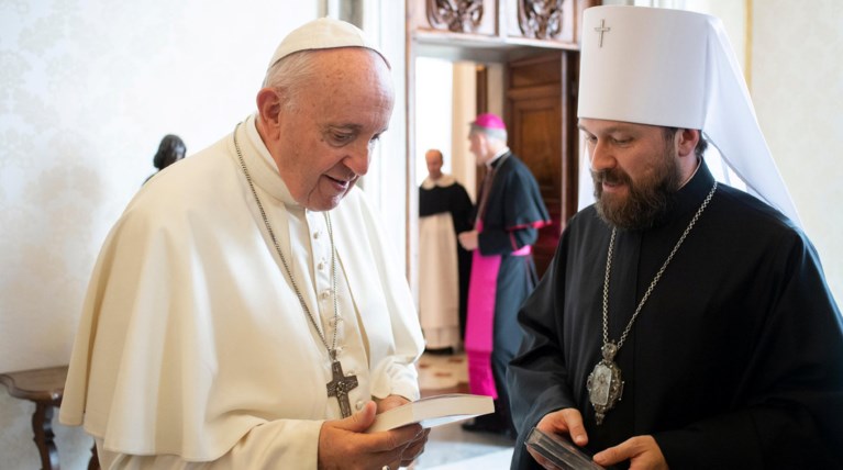Συνάντηση κεκλεισμένων των θυρών Πάπα - ιεράρχη του Πατριαρχείου Μόσχας