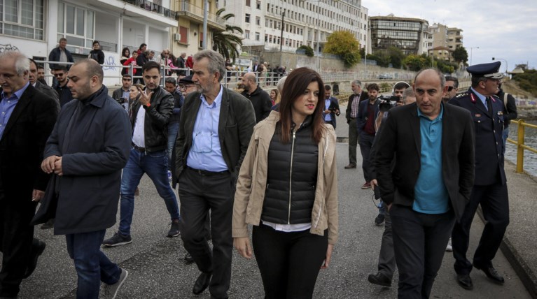 Αυτοψία Νοτοπούλου στη γέφυρα που κατέρρευσε στην Καβάλα