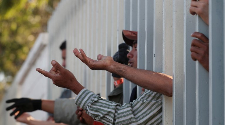 Το καραβάνι μεταναστών στην Τιχουάνα-συγκλονιστικές εικόνες