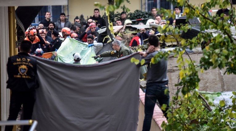 Συντριβή στρατιωτικού ελικοπτέρου στην Κωνσταντινούπολη