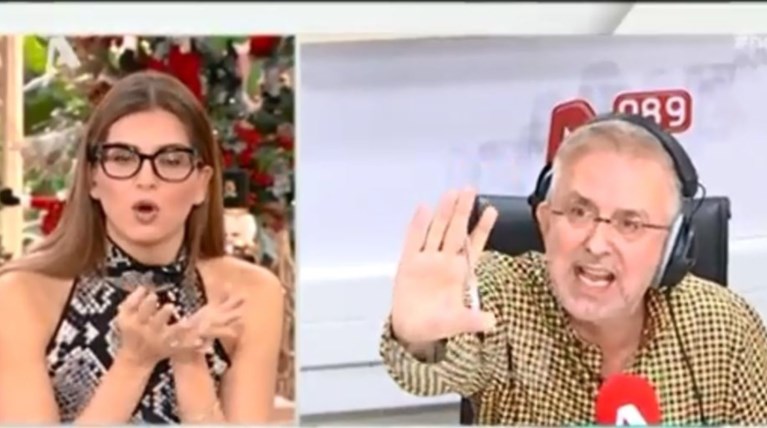 Σκοτωμός on air: Εχετε καμένο εγκέφαλο - Μη βγάζεις γλώσσα! Πάψτε εκτίθεστε