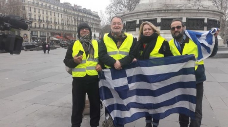 Στο Παρίσι, στη διαδήλωση των «κίτρινων γιλέκων» ο Παναγιώτης Λαφαζάνης