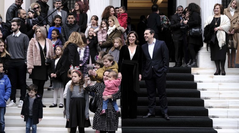 Τα κάλαντα της Πρωτοχρονιάς στο Μαξίμου