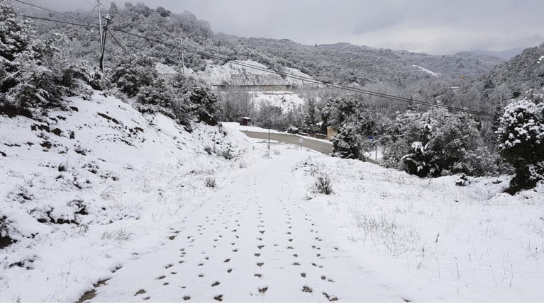 Στους 70 πόντους το χιόνι στα ορεινά των Τρικάλων