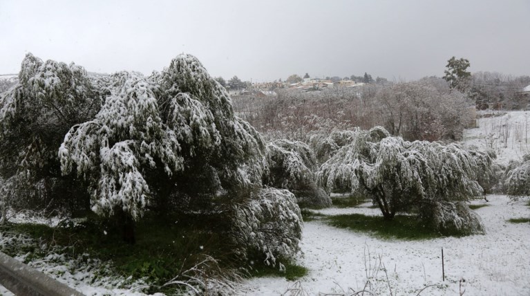 Σπάνιο φαινόμενο η χιονοκαταιγίδα που "χτύπησε" στο Ηράκλειο