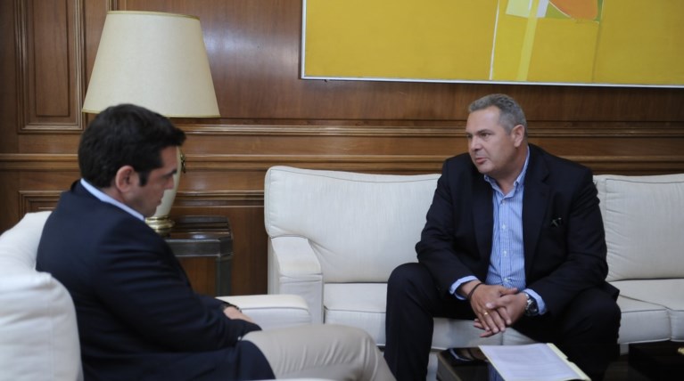 Tην Κυριακή στις 10.30 το πρωί η συνάντηση Τσίπρα - Καμμένου