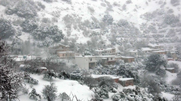 Στο ένα μέτρο το ύψος χιονιού στα Λευκά Όρη της Κρήτης