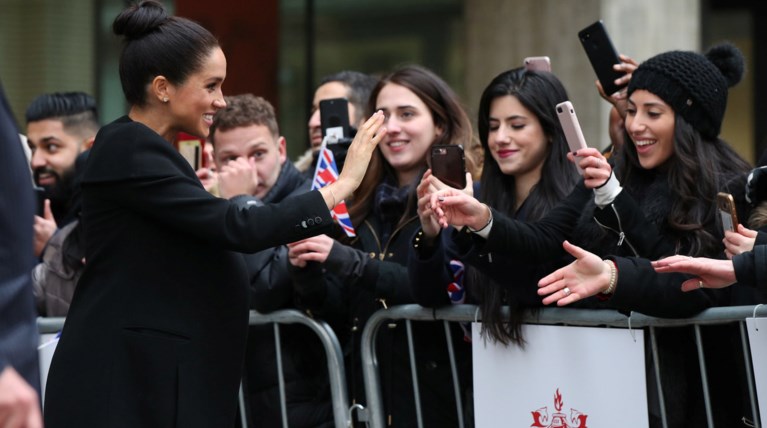 Οι θαυμαστές της Μέγκαν αψήφησαν το κρύο