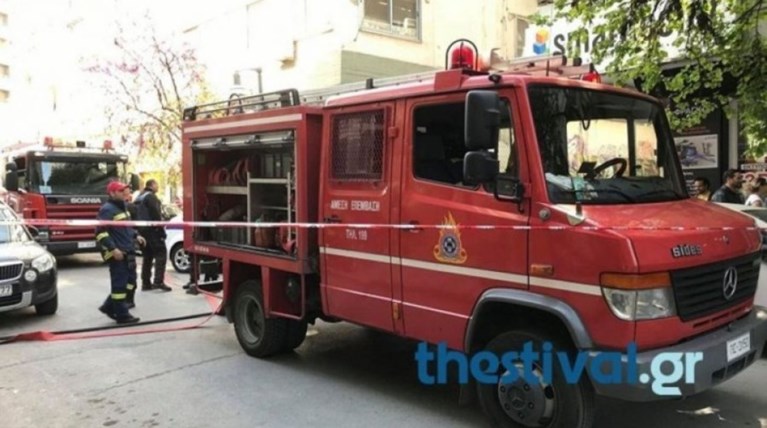 Θεσσαλονίκη: Φωτιά σε μηχανουργείο κοντά σε εμπορικό κέντρο