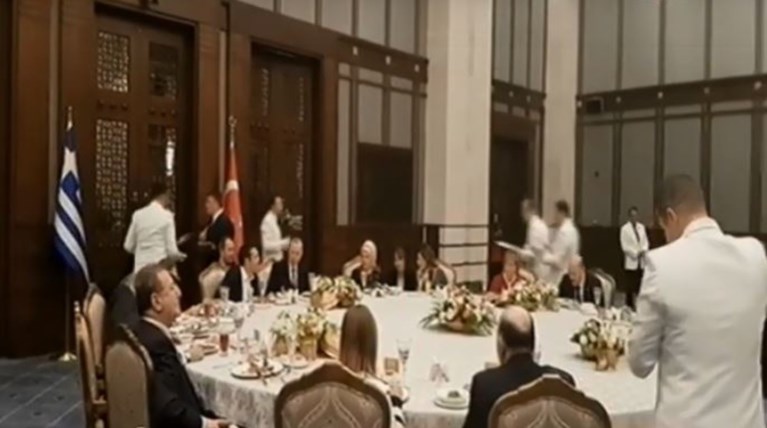 Μπουζούκι και λαχανοντολμάδες στο δείπνο Τσίπρα - Ερντογάν