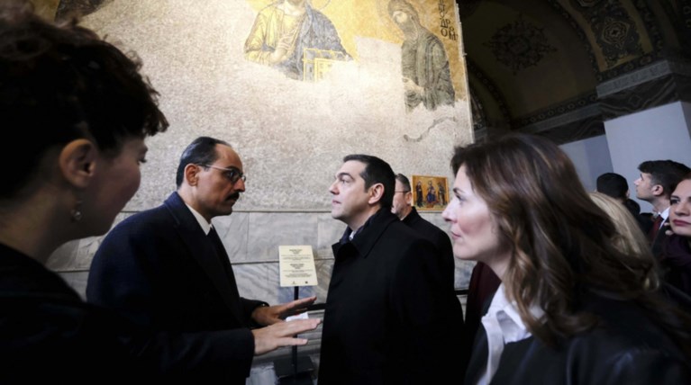 Γαλλικό πρακτορείο: Σπάνια επίσκεψη για Έλληνα ηγέτη στην Αγιά Σοφιά