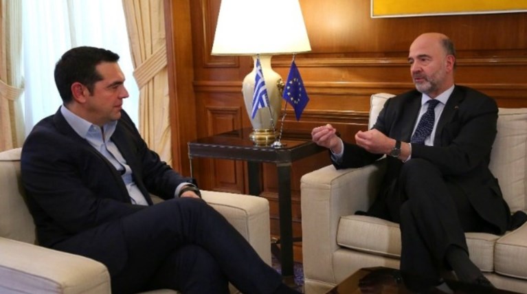 Στην Αθήνα ο Πιερ Μοσκοβισί, συνάντηση με Τσίπρα