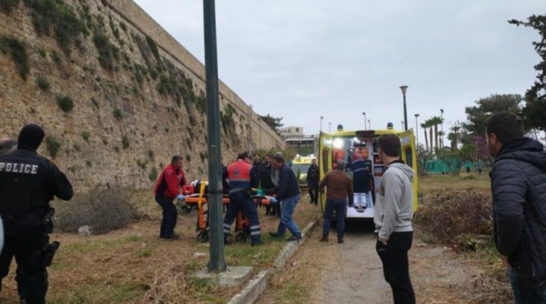 Άνδρας έπεσε από τα ενετικά τείχη στο Ηράκλειο της Κρήτης