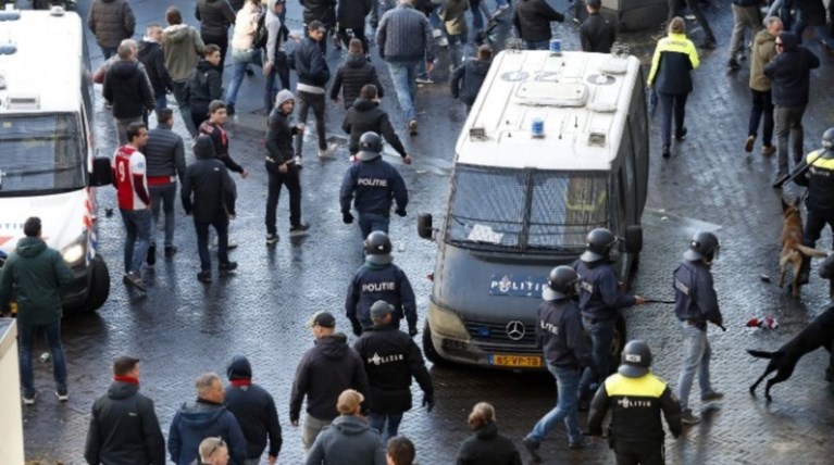 Πάνω από 130 συλλήψεις στο Αμστερνταμ