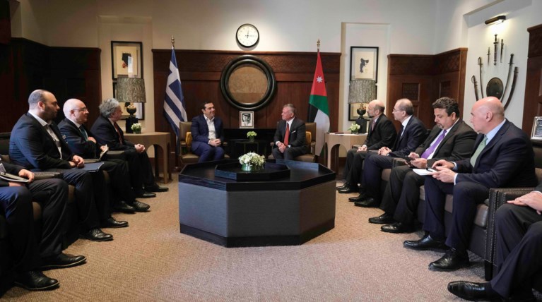 Τσίπρας: Η συνεργασία Ελλάδας, Κύπρου, Ιορδανίας ενδυναμώνει τη σταθερότητα