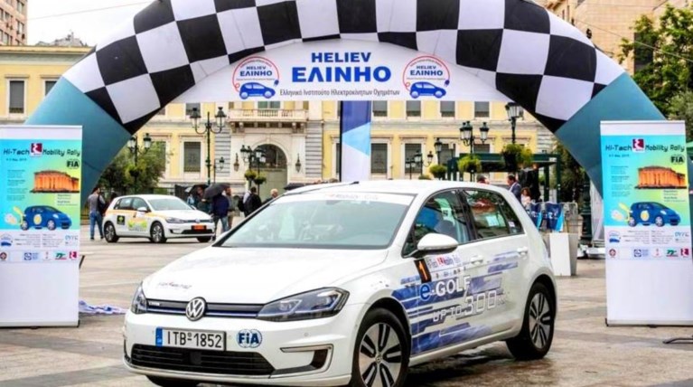 Hi-Tech EKO Mobility Rally 2019: Το e-GOLF στο υψηλότερο σκαλί του βάθρου