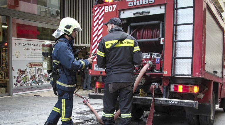 Θεσσαλονίκη: Μικρής έκτασης φωτιά σε εργοτάξιο του Μετρό