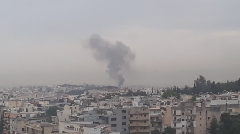 Φωτιά στο παλιό γυμναστήριο του Πανιωνίου-Ορατός ο καπνός από Αλεξάνδρας