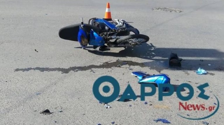 Σοβαρός τραυματισμός διανομέα σε τροχαίο στην Καλαμάτα