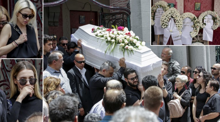 Συντετριμμμένοι είπαν "αντίο" στον Πάνο Ζάρλα στη Μυτιλήνη (εικόνες)