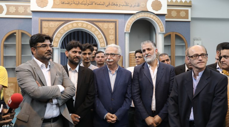 Στο ισλαμικό τέμενος στον Βοτανικό ο Γαβρόγλου