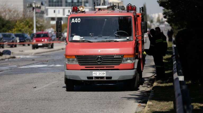 Φωτιά σε μάνδρα λεωφορείων στο Αιγάλεω