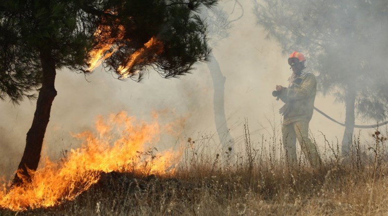 Σε εξέλιξη νέα πυρκαγιά στον Ασπρόπυργο - Ισχυρές δυνάμεις