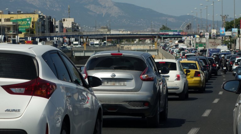 Μποτιλιάρισμα στην Αθήνα - Επί ποδός 110 τροχονόμοι