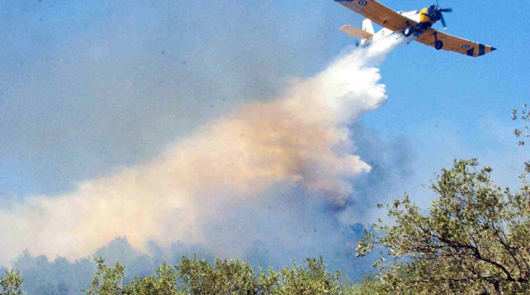 Φωτιά στον Αγκώνα Κεφαλονιάς