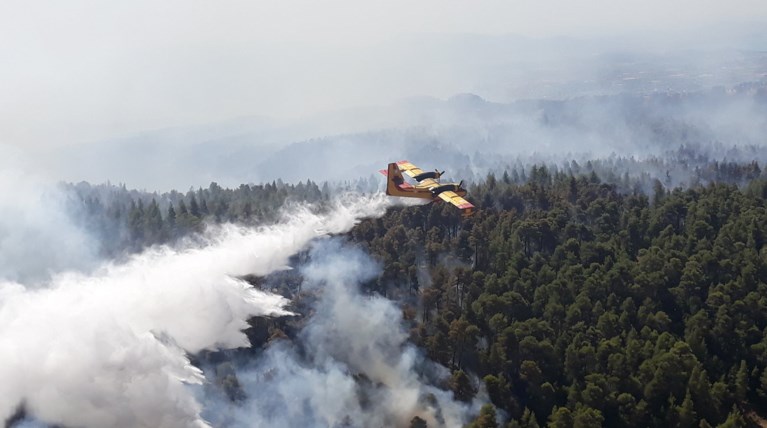 Φωτιά στην Εύβοια: Η αντιμετώπιση των αναζωπυρώσεων βασικός στόχος