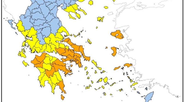 Πολύ υψηλός κίνδυνος πυρκαγιά τη Παρασκευή στην Αττική