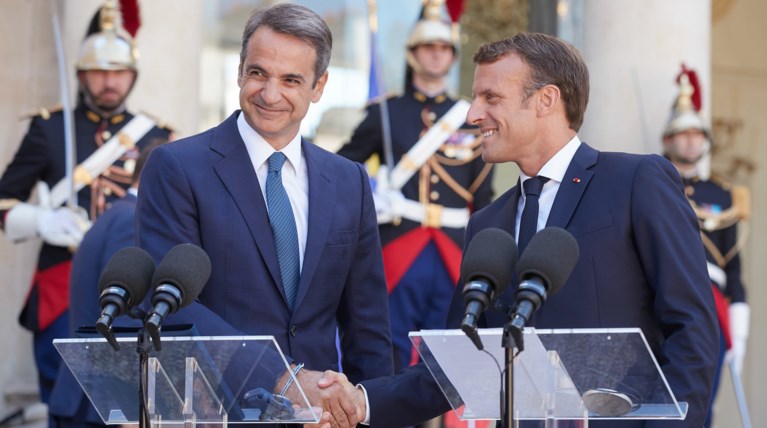 Τι συζήτησαν Μητσοτάκης και Μακρόν στη συνάντηση στο Ελιζέ
